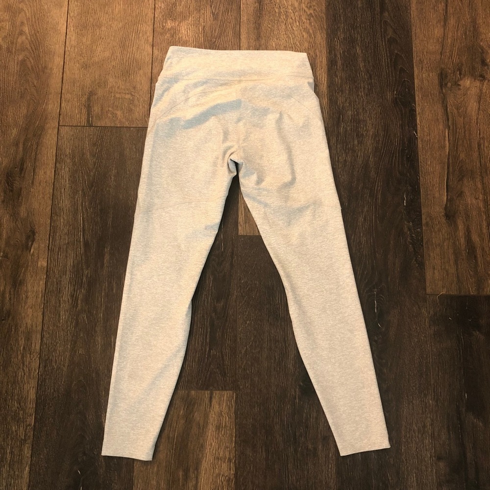 Outdoor Voices Leggings Womens Small Heathered Gray Tech Sweat 7/8 Yoga - Picture 10 of 11